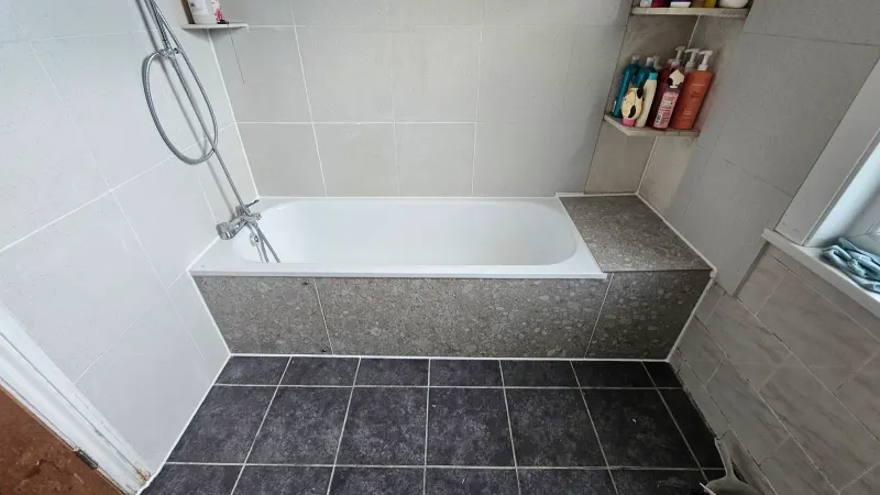 After: Bath Leak Repair & Structural Restoration (Budget-Focused)