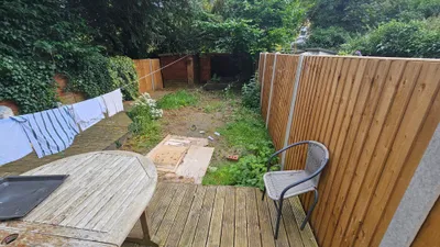 Before: Garden Decking & Landscaping Transformation