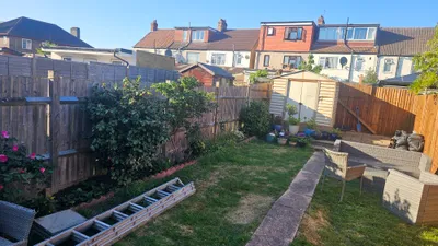Before: Raised Garden Deck Installation with Stepped Detail