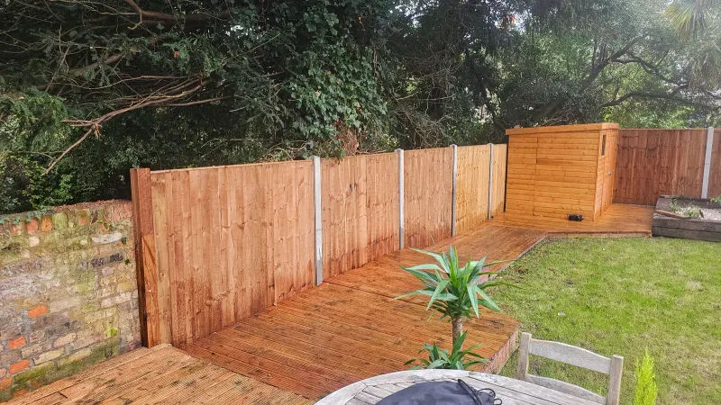 After: Fence Replacement