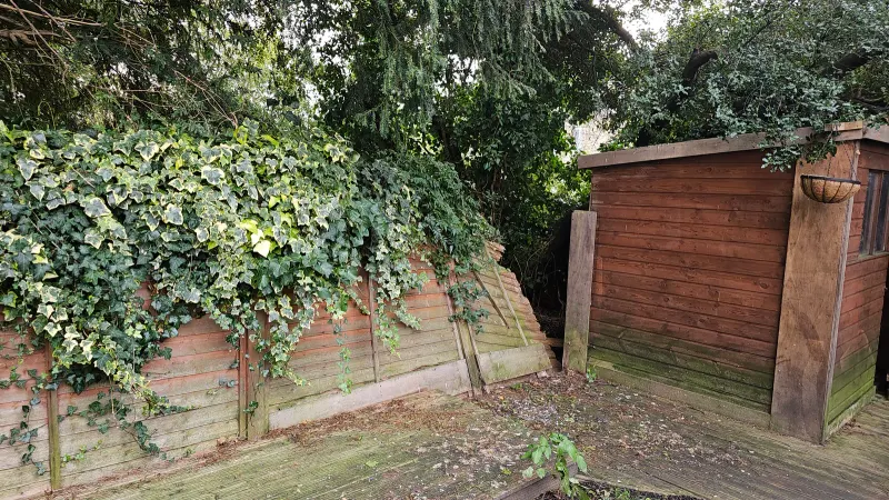 Before: Fence Replacement