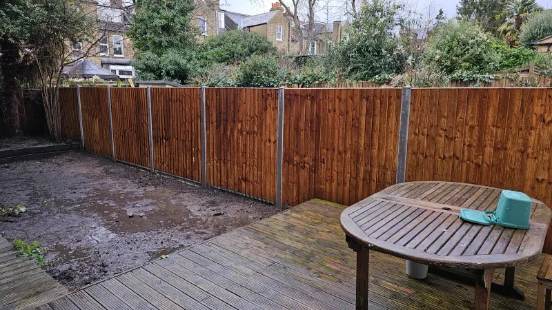 After: Garden Fence Replacement