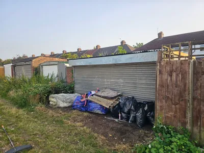 Before: Overgrown Area Clearance & Rubbish Removal