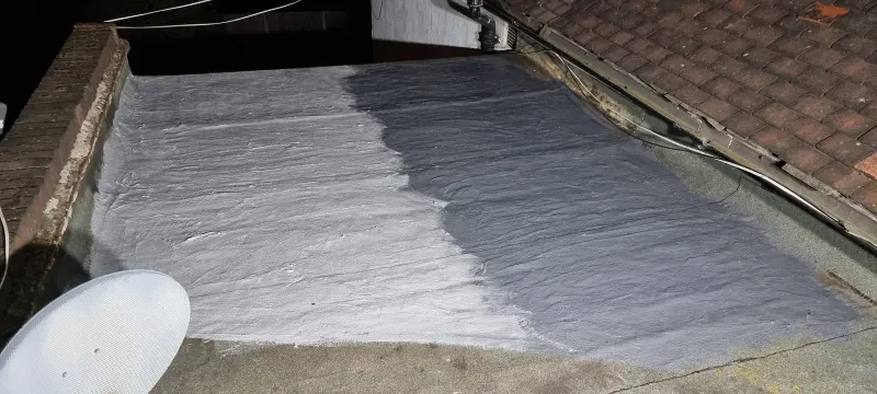 After: Flat Roof Waterproofing & Protective Coating