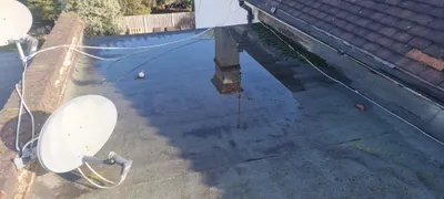 Before: Flat Roof Waterproofing & Protective Coating