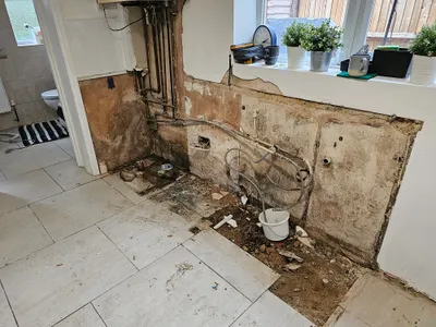 Before: Full Kitchen Renovation with Structural Repairs